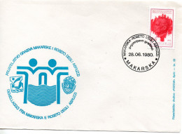 Yugoslavia, Friendship Of Cities Makarska Croatia - Roseto Degli Abruzzi Italy - Covers & Documents