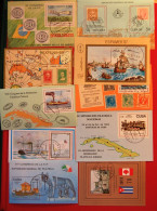 Cuba - 15 Differents Blocks + 1 Sheet Of 6 Stamps And 1 Bloc - Used - Blocchi & Foglietti