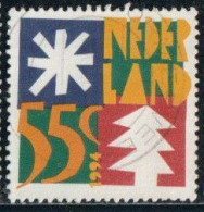 Pays-Bas 1994 Yv. N°1493 - Noël - Sapin Et Astérisque - Oblitéré - Gebraucht