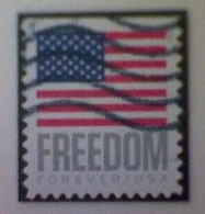 United States, Scott #5790, Used(o) Booklet, 2023, Flag Definitive: Freedom Flag, (63¢) Forever - Gebraucht