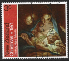 New Zealand 1971. Scott #481 (U) Christmas, Holy Night, By Carlo Maratta - Used Stamps