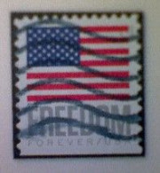 United States, Scott #5790, Used(o) Booklet, 2023, Flag Definitive: Freedom Flag, (63¢) Forever - Usados