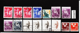 IMOdd/25 SCHWEDEN 1965 Michl 531/39  Gestempelt / Entwertet  ZÄHNUNG Und STEMPEL SIEHE ABBILDUNG - Used Stamps