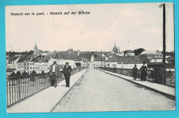 * Remich (Luxembourg - Luxemburg) * (N. Schumacher 1908) Sur Le Pont, Auf Der Brucke, Animée, Bridge, Old - Remich