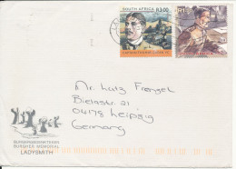 South Africa Cover Sent To Germany Ladysmith 10-12-2002 - Cartas & Documentos