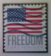 United States, Scott #5790, Used(o) Booklet, 2023, Flag Definitive: Freedom Flag, (63¢) Forever - Gebraucht