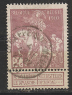 COB 89 Oblitération Centrale JEMEPPE-SUR-MEUSE - 1910-1911 Caritas