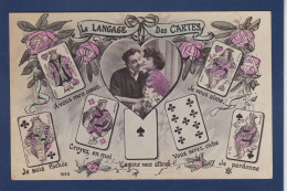 CPA Jeu De Cartes Carte à Jouer Circulé Langage - Carte Da Gioco