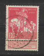 COB 91 Oblitération Centrale OOSTENDE 5 - 1910-1911 Caritas