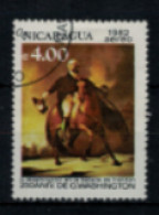 Nicaragua - PA  - "250ème Anniversaire De La Naissande De Washington : La Bataille De Trenton" - Oblitéré N° 994 De 1982 - Nicaragua