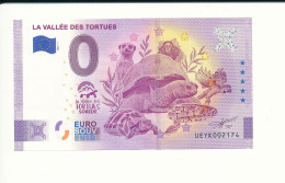 Billet Touristique  0 Euro  - LA VALLEE DES TORTUES - ANNIV - 2022-1 -  UEYK -  N° 2174 - Otros & Sin Clasificación