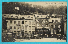 * Clervaux (Luxembourg - Luxemburg) * (Edit Jean Colling) Hotel Koener, Chien, Oldtimer Car Voiture, Unique, Old - Clervaux