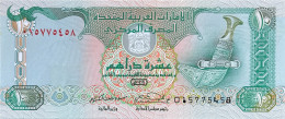 United Arab Emirates 10 Dirhams, P-20a (1998) - UNC - Prefix 01 - Emiratos Arabes Unidos