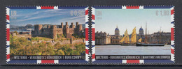 2018 United Nations Vienna United Kingdom UK Flags Castles Complete Set Of 2 MNH @ BELOW FACE VALUE - Ongebruikt