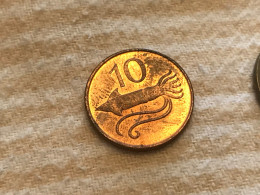 Münze Münzen Umlaufmünze Island 10 Aurar 1981 - Islandia