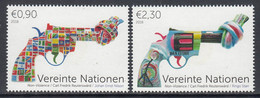 2018 United Nations Vienna Non-Violence Art Complete Set Of 2 MNH @ BELOW FACE VALUE - Ungebraucht