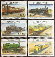 Zimbabwe 1997 Railway Locomotives MNH - Zimbabwe (1980-...)
