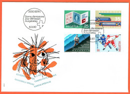 5xFDC DE COLLECTION . SERIE+BLOC DE 4. OBLITERE 1er/J. C/.S.B.K. Nr:785/88. Y&TELLIER Nr:1338/41. MICHEL Nr:1409/12. - FDC