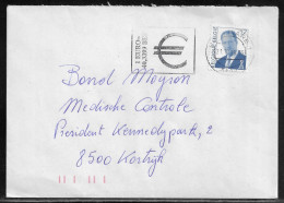 Belgium. Stamp Mi. 2732 On Letter Sent From Roeselare On 21.10.1999 For Kortrijk - Cartas & Documentos