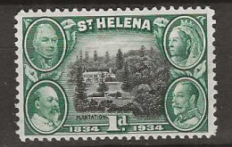 1934 MH Saint Helena Mi 82 - Saint Helena Island