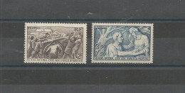 FRANCE TP 497/498 NEUFS SANS TRACE DE CHARNIERE  FRAICHEUR POSTALE  COTE 11.40 EUROS. - Unused Stamps