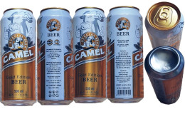 1 Can Camel Gold Edition 500ml Vietnam Beer Design Found Jan 2024 EMPTY Open Bottom - Cannettes