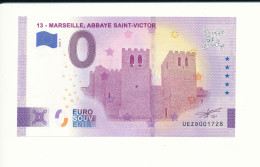 Billet Touristique  0 Euro  - 13 - MARSEILLE, ABBAYE SAINT-VICTOR -  2022-3 -  UEZD -  N° 1728 - Autres & Non Classés