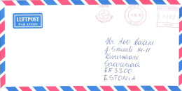 Hungary:NATO Military Post To Estonia, Air Mail, 1997 - Officials