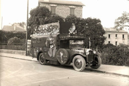Latil Camion  De Publicité Pour PATHÉ Sur Le Tour De France 1930  -  15x10cms  PHOTO - Trucks, Vans &  Lorries