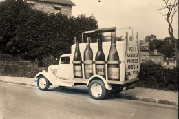 Latil Camion  De Publicité Pour LE VIN Sur Le Tour De France 1935  -  15x10cms  PHOTO - Trucks, Vans &  Lorries