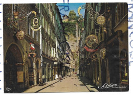 Autriche / Österreich. Salzburg. Gereidegasse. Nombreuses Enseignes - Salzburg Stadt