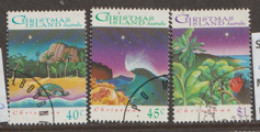 Christmas  Islands  1992   SG 352-4   Christmas  Fine Used - Christmas Island