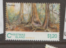 Christmas  Islands  1992   SG 381  Rain Forest    Fine Used - Christmas Island