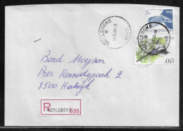 Belgium. Stamps Mi. 2732 And Mi. 2749 On Registered Letter Sent From Meulebeke On 18.05.1998 For Kortrijk - Storia Postale