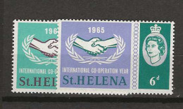 1965 MNH Saint Helena Mi 169-70 Postfris** - Saint Helena Island