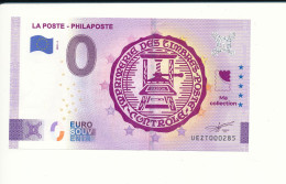 Billet Touristique  0 Euro  - LA POSTE - PHILAPOSTE -  2022-4 -  UEZT -  N° 285 - Billet épuisé - Otros & Sin Clasificación