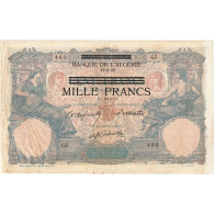 Tunisie, 1000 Francs On 100 Francs, 1892, 1892-05-17, KM:31, TTB - Algérie