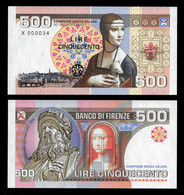 65 Ex. Only!!! GABRIS 500 ITALY, RRRRR, UNC, Essay, Trial, Serial No., # X 000033 - Autres & Non Classés