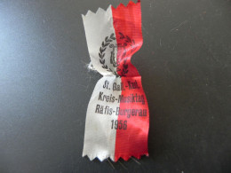 Old Badge Schweiz Suisse Svizzera Switzerland - St. Gallen Kantonaler Kreis Musiktag Räfis Burgerau 1956 - Non Classés