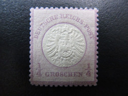 DR Nr. 16, 1872, Groβem Brustschild, Ungebraucht, BPP Gepruft,  Mi 110€  *DEL311* - Unused Stamps