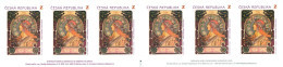 Booklet A 635 (1st And 2nd Issues) Czech Republic Alfons Mucha Motives 2010 - Unused Stamps