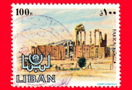 LIBANO - Usato - 1984 - Antiche Rovine - Fakra - 100 - Lebanon