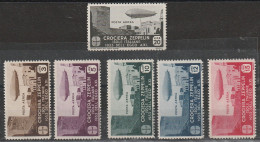 273 Egeo 1930 - Posta Aerea - Zeppelin N. A22/A27. Cert. Bolaffi. Cat. € 3000,00. MNH - Egeo