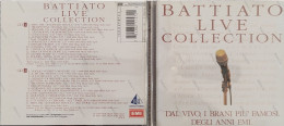 BORGATTA - ITALIANA - 2 Cd  FRANCO BATTIATO - BATTIATO LIVE COLLETION  - EMI RECORDS 1997 -  USATO In Buono Stato - Autres - Musique Italienne