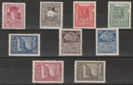 269 Egeo 1929 - Serie “Pittorica” N. 3/11. Cert. Todisco. Cat. € 1100,00. MH - Ägäis