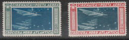 268 Cirenaica 1933 - Crociera Balbo N . A18/A19. Cat. € 175,00 MNH - Cirenaica