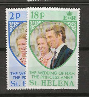 1973 MNH Saint Helena Mi  264-65 Postfris** - Saint Helena Island