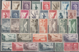 263 Africa Orientale Italiana 1938 - Soggetti Vari N. 1/20+p.a.3/13+Es.1/2. Cert. Biondi. Cat. € 2500,00 MNH - Africa Oriental Italiana