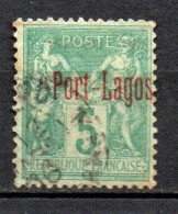 Col40 Colonie Port Lagos N° 1 Oblitéré Cote : 37,00 € - Used Stamps