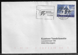 Elgium. Stamp Mi. 2862 On Letter Sent From Ieper On 30.03.1999 For Wevelgem - Briefe U. Dokumente